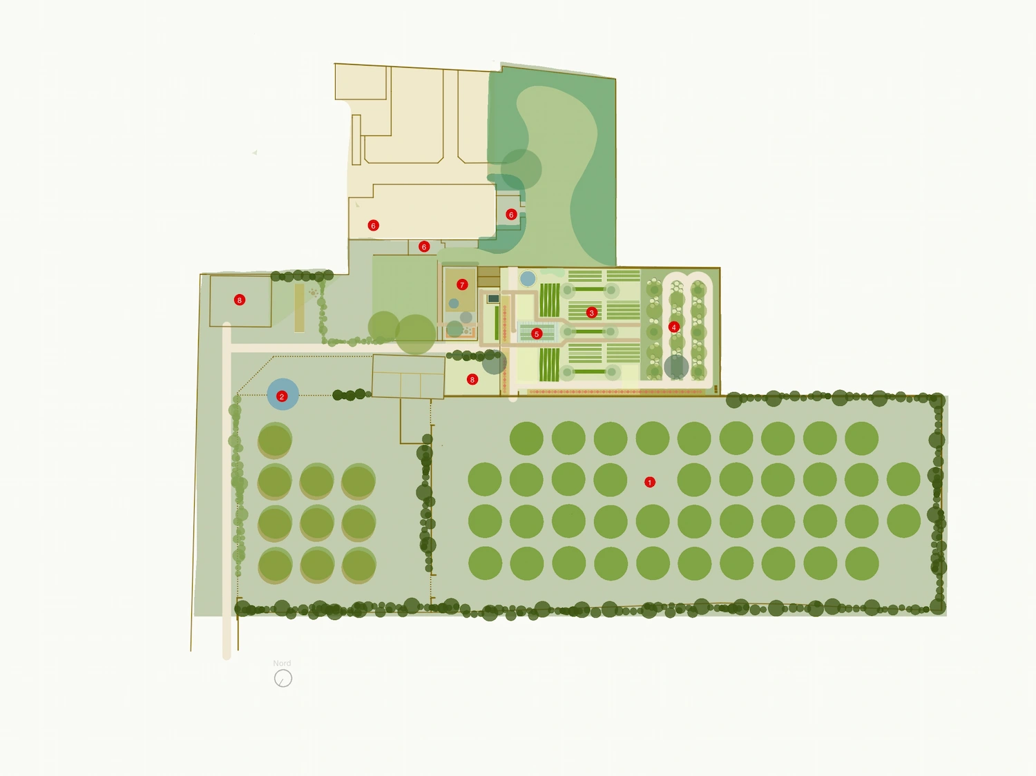 AYE - plan masse legendé Rivière & Féraux