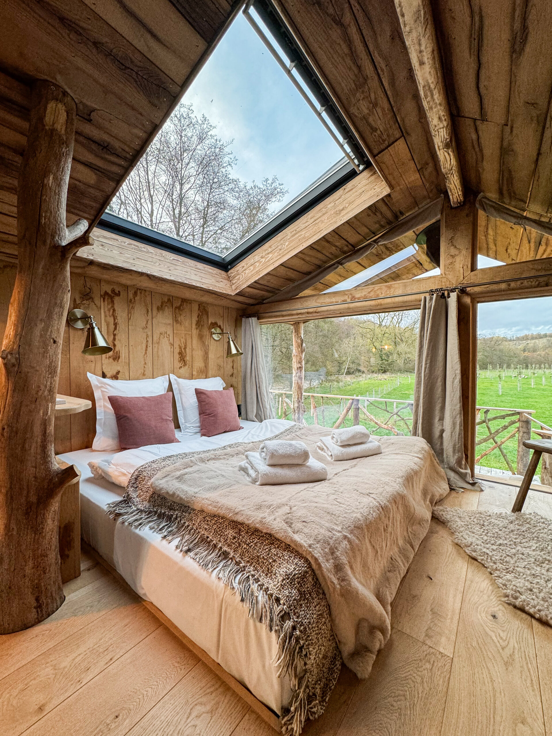 BOMAL Rivière & Féraux - cabane tiny house du Petit Bomal intérieur